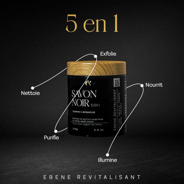 Savon Noir Ébène Revitalisant